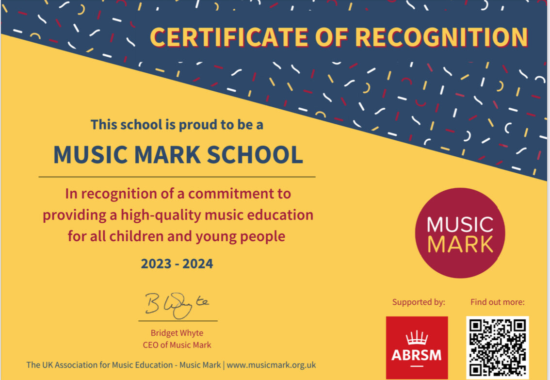 Music mark certificate